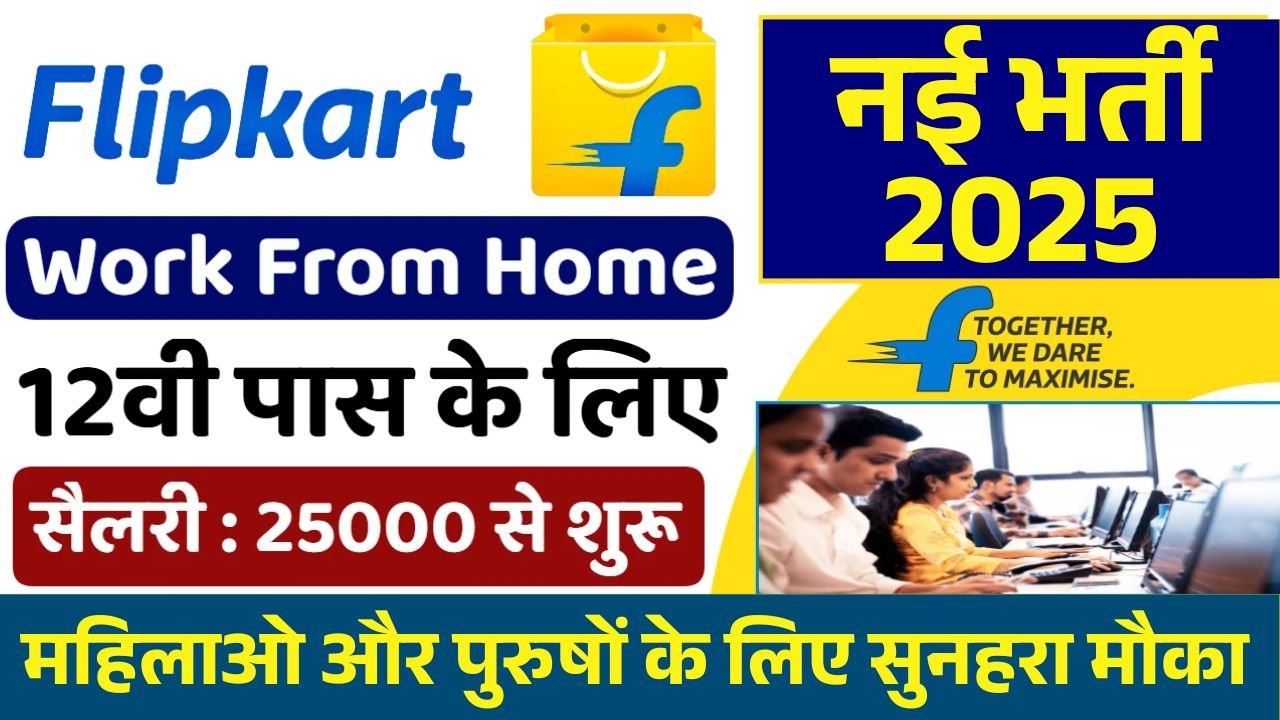 Flipkart Work From Home Job 2025