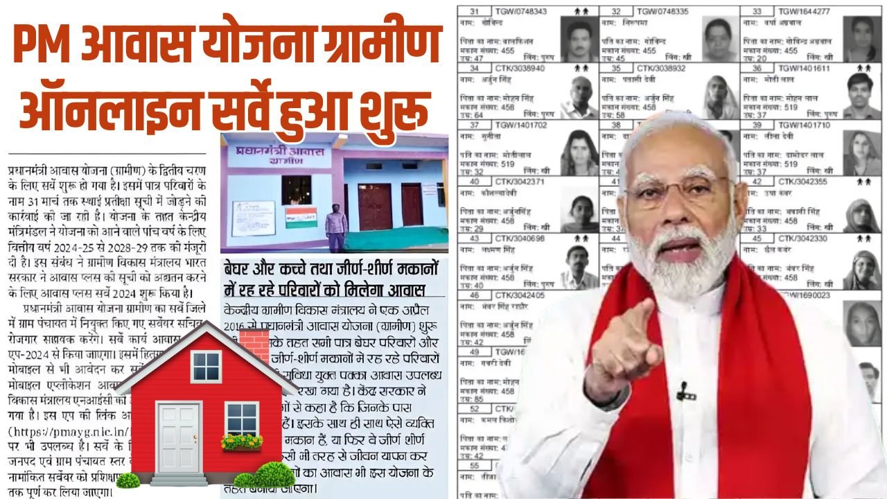 Pm Awas Yojana Gramin Survey